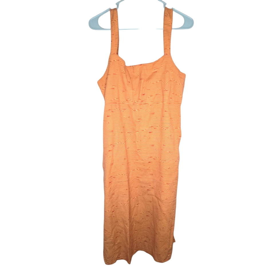 Sherpa Adventure Gear Organic Cotton Modal Hemp Midi Sundress W/Pockets Size M